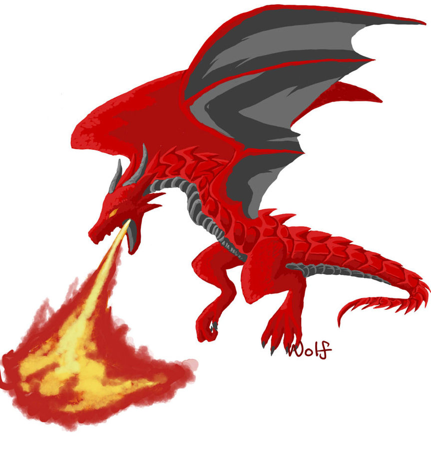 Red Dragon Clipart
