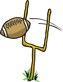 Football touchdown clip art