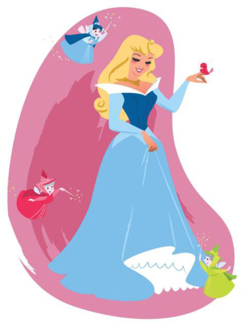 Aurora and fairy godmothers | We Heart It | disney, aurora, and ...