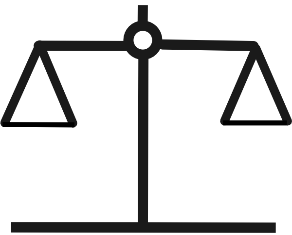 Balance Scale Object In Clipart