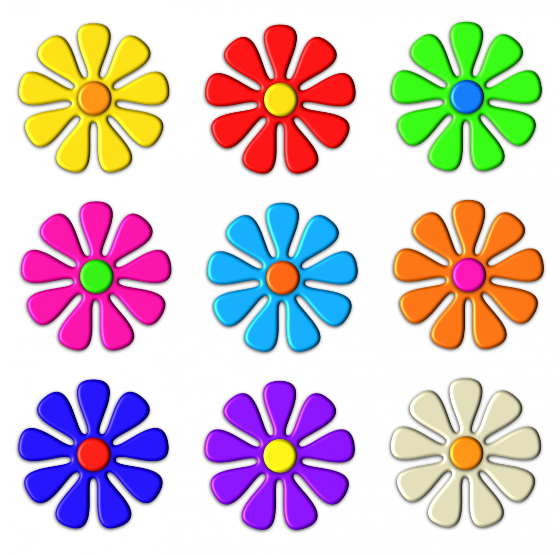 clip art of flowers 3d flower clip art | School Clip Art