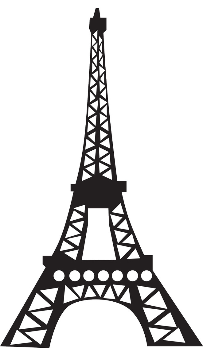 Images For > Eiffel Tower Vector Drawing Clipart - Free to use ...