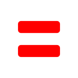 Red Equal Sign Clipart