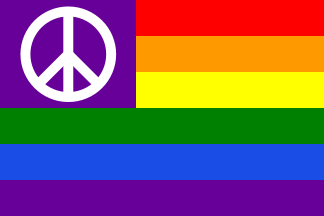 Variations of the Gay Pride/Rainbow Flag