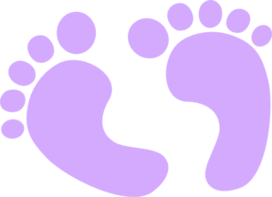 480 views Baby Feet Clip Art - vector clip art online, royalty ...