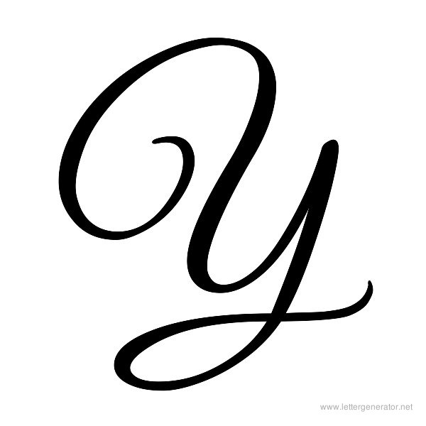 7 Best Images of Printable Cursive Letter Y - Fancy Cursive Letter ...