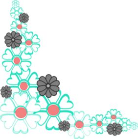 Flowers Corner Borders Clipart - Free to use Clip Art Resource