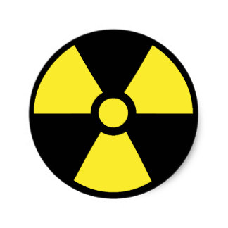 Radioactive Symbol Stickers | Zazzle