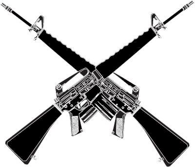 M16 Crossed Rifles