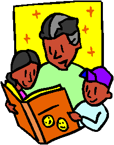 Child Reading With Parent Cartoon - ClipArt Best