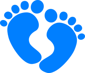 Baby feet clipart free