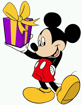 Mickey Mouse Con Regalos - ClipArt Best