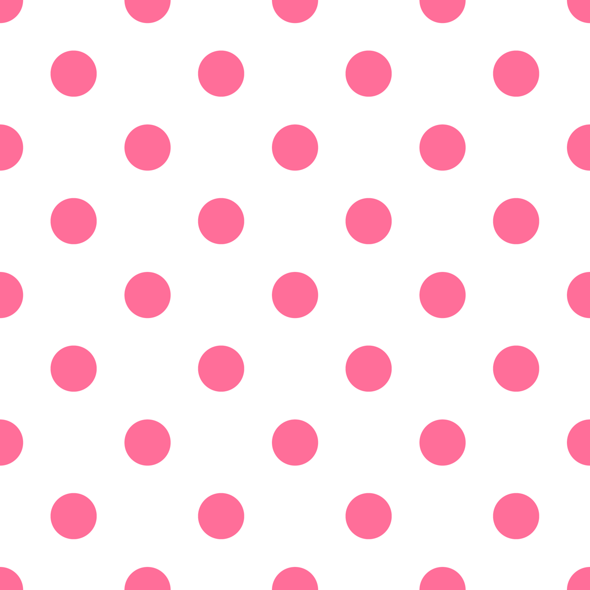 White with Pink Polka Dots wallpaper - nicoledobbins - Spoonflower