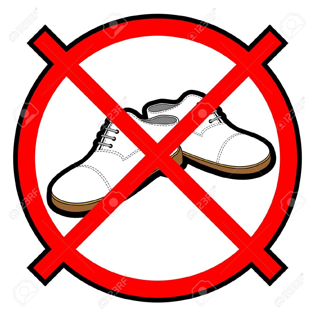 Free clipart no shoes