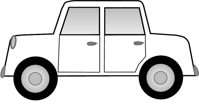 white car sketch clipart, 15 cm long | Flickr - Photo Sharing!