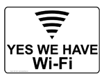 Wi-Fi / Internet Access Signs - Safety Signs Labels at ...