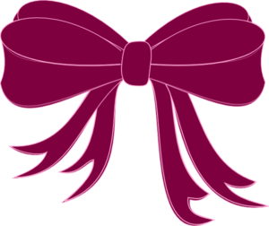 Pink Bow Ribbon clip art - vector clip art online, royalty free ...
