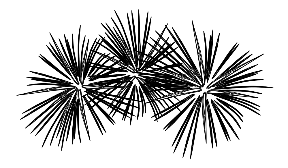 free black and white fireworks clipart - photo #21