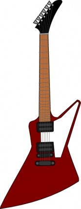 Gibson Explorer Guitar clip art Vector clip art - Free vector for ...