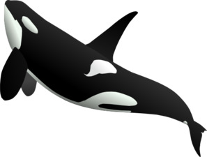 Ascending Whale Clip Art - vector clip art online ...