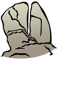 Free LDS Rock of Horeb Clipart