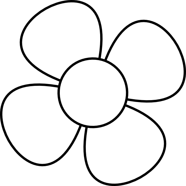 Black And White Flower Images