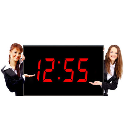 Big Time Clocks Numberal LED Wall Clock | Wayfair