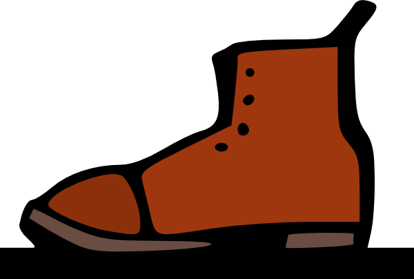 Clothing Shoes Boots Clip Art - vector clip art ...