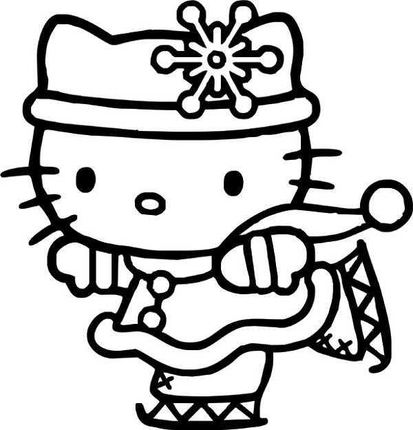 hello kitty clipart black and white - photo #14