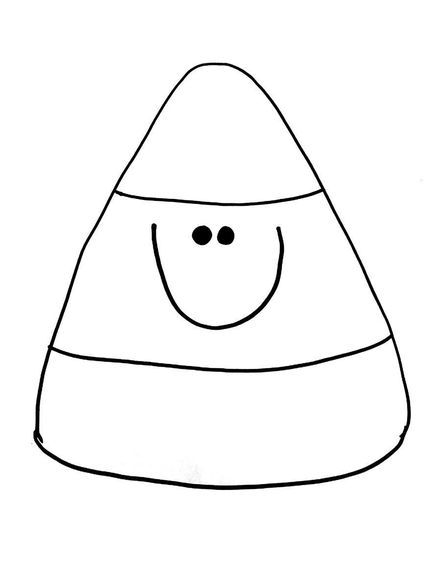 halloween candy corn coloring pages - photo #10