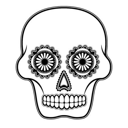 How To Create a Detailed Vector Sugar Skull Illustration