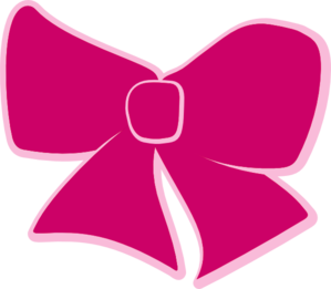 Pink Bow clip art - vector clip art online, royalty free & public ...