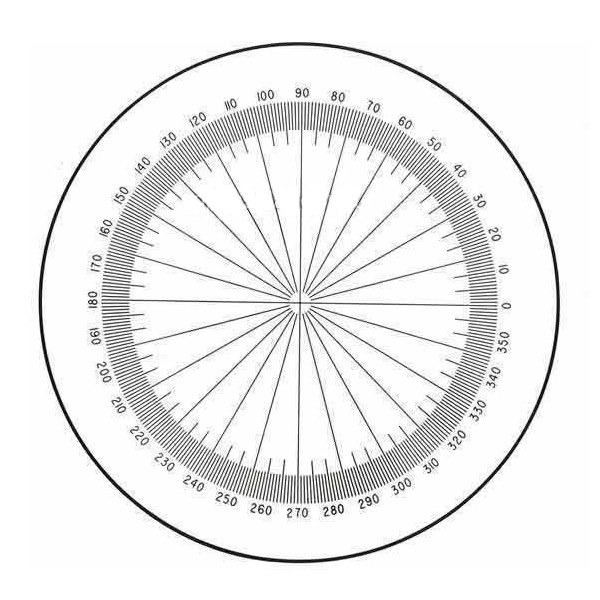 360 Degree Protractor Printable - ClipArt Best