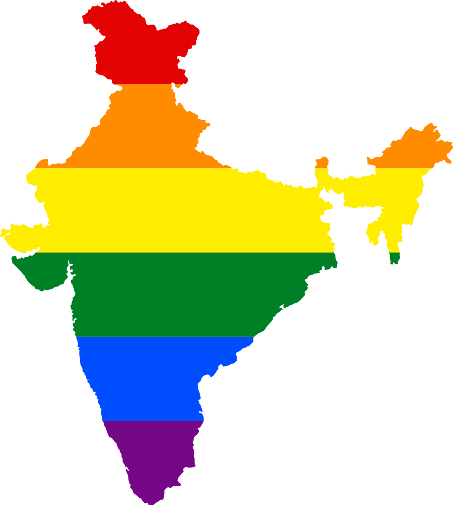LGBT flag map of India.svg