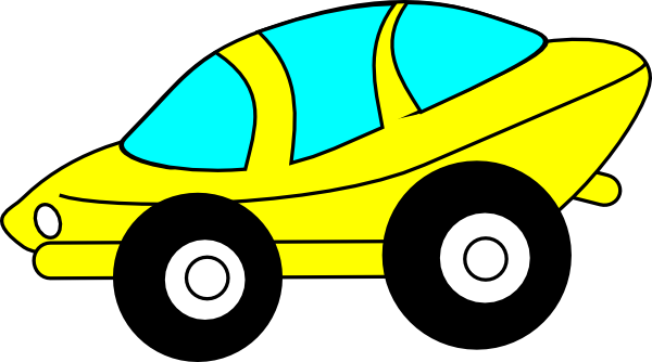 Cartoon Sporty Car Clip Art - vector clip art online ...