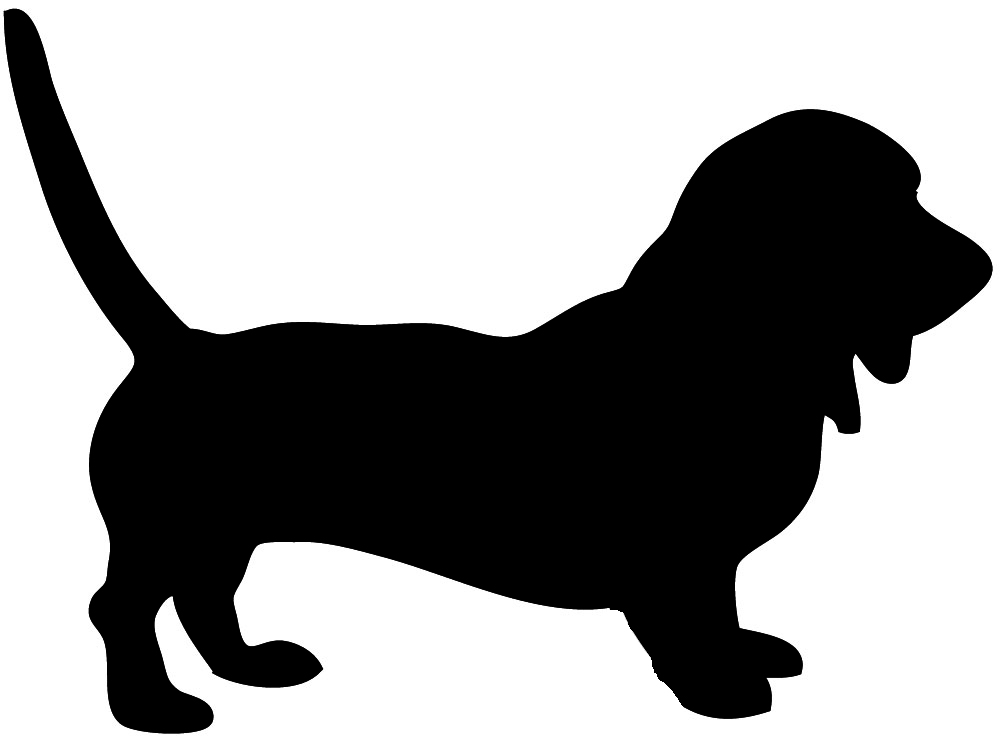free clipart dog silhouette - photo #17