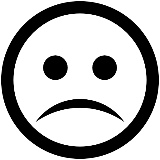 Gallery For > Sad Smiley Black And White