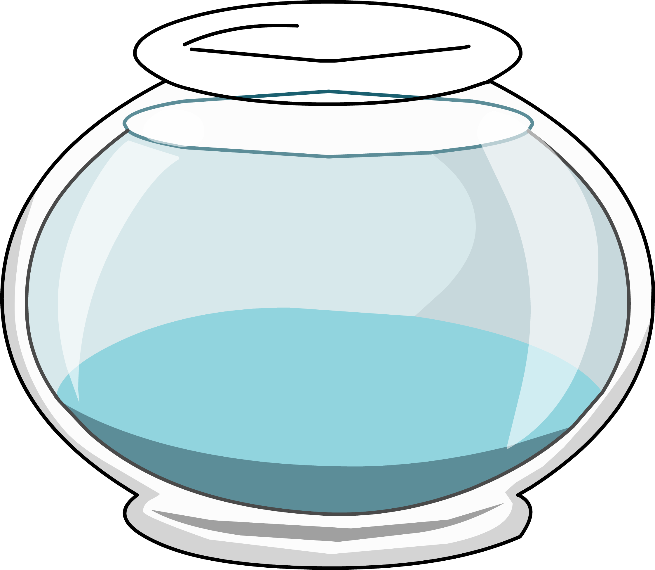 Empty Fish Bowl Coloring Page - ClipArt Best