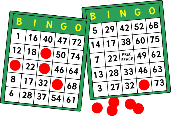 Bingo Cards Clip Art - vector clip art online ...