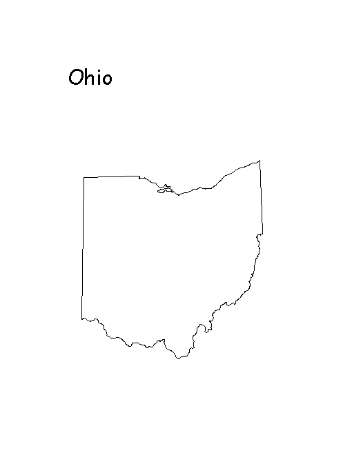 Ohio outline 