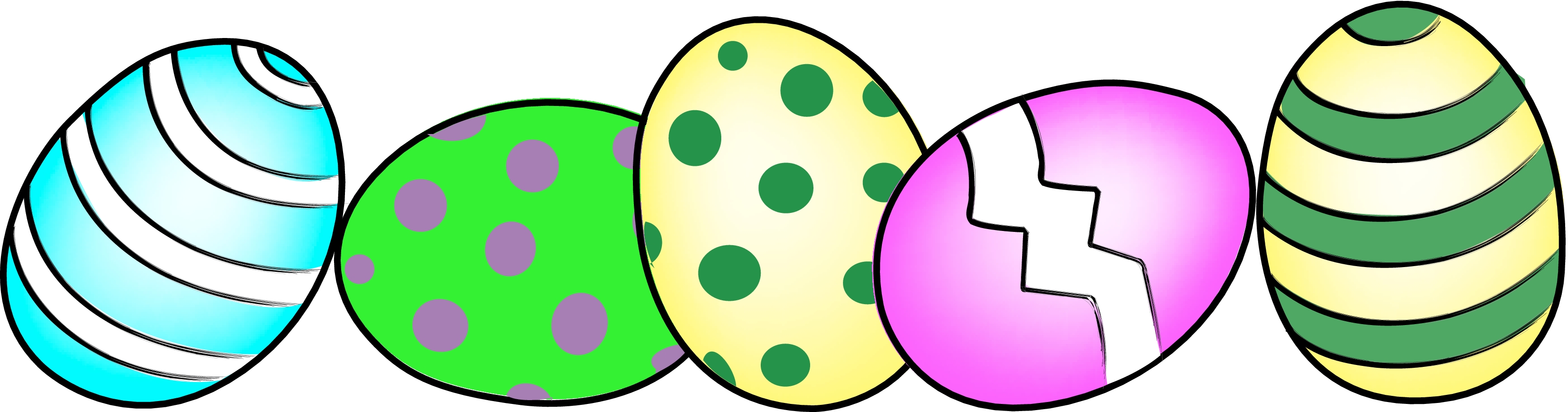Easter Egg Clipart Black And White - Free Clipart ...