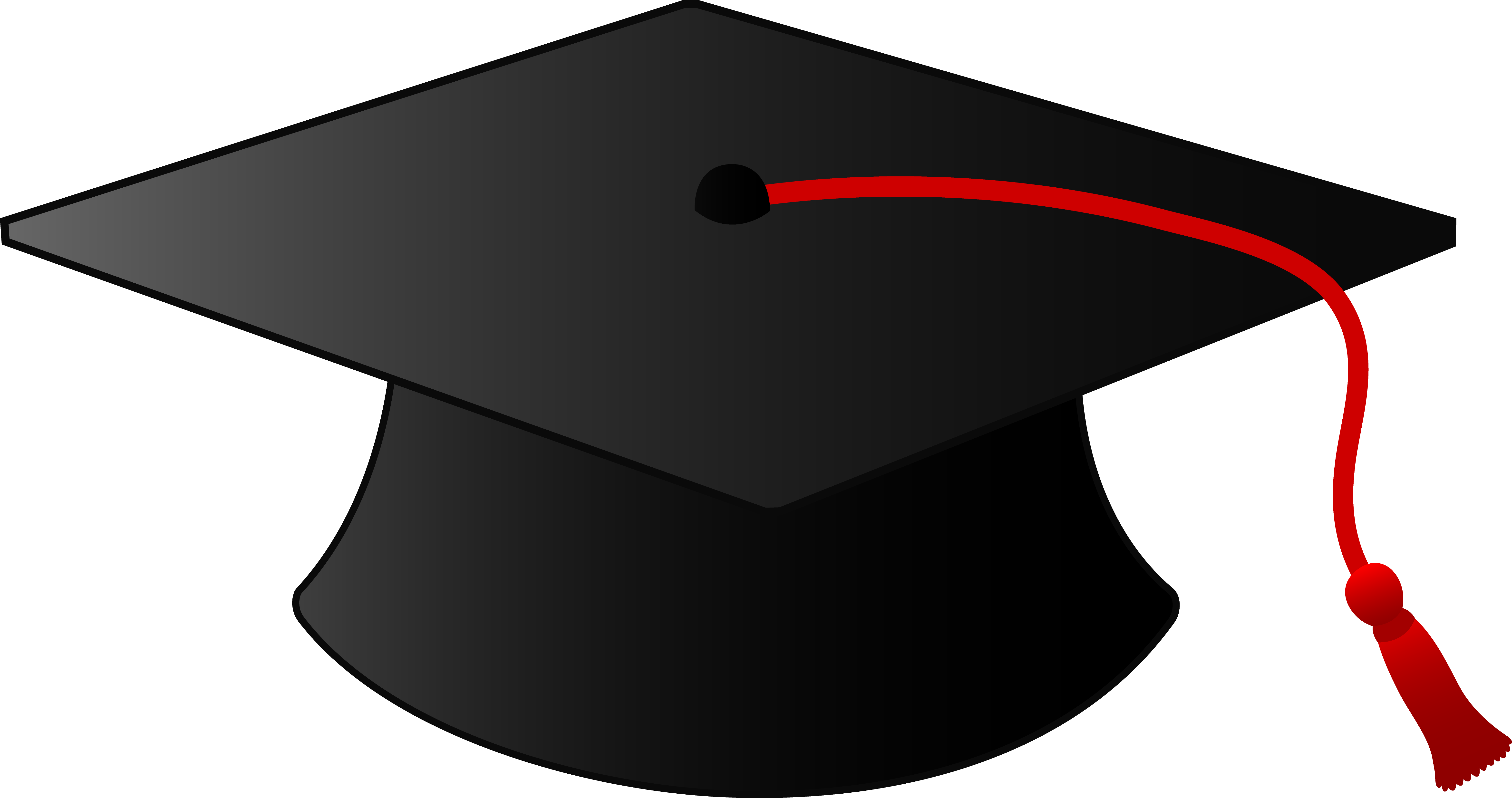 Black Graduation Hats Clipart Best