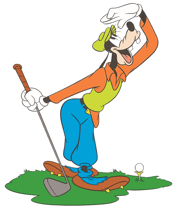 Disney golf clipart