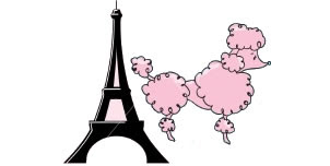 Clipart french poodle cartoon dog image #41733