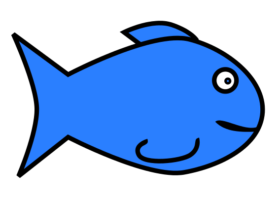 Cartoon fish clip art