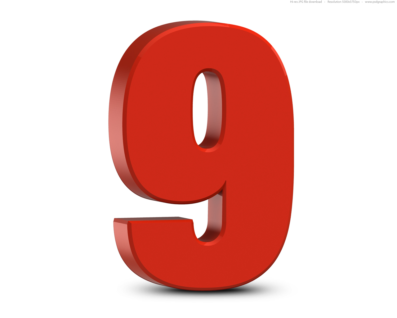 Number 9 Clipart