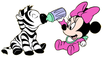 Pink Baby Zebra Clipart