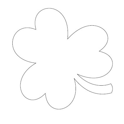 shamrock template printable - Free Clipart Images