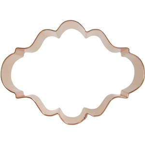 Cookie Cutter Fancy Plaque Oval 4.75 | Templates | Pinterest