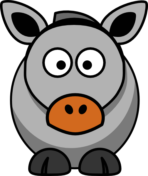 Donkey Cartoon Clip Art